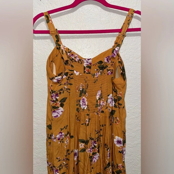 American Eagle Floral Button Up Mini Dress - Picture 8 of 10